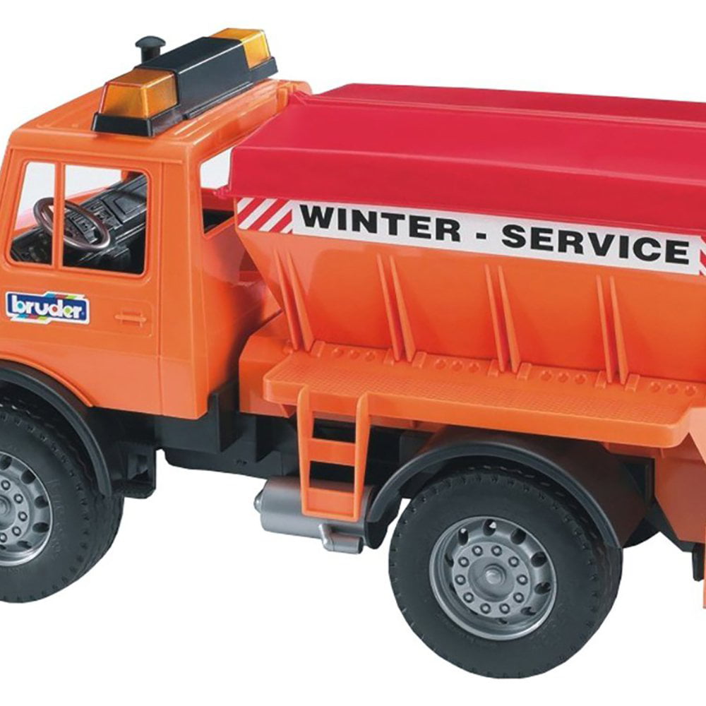 Bruder MB-Unimog winter service with snow plough 02572