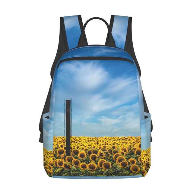 Easygdp Blooming Sunflower Field para Easygdp Yak - Mochila Casual Ligera y Resistente para Viaje y Senderismo para Hombres y Mujeres