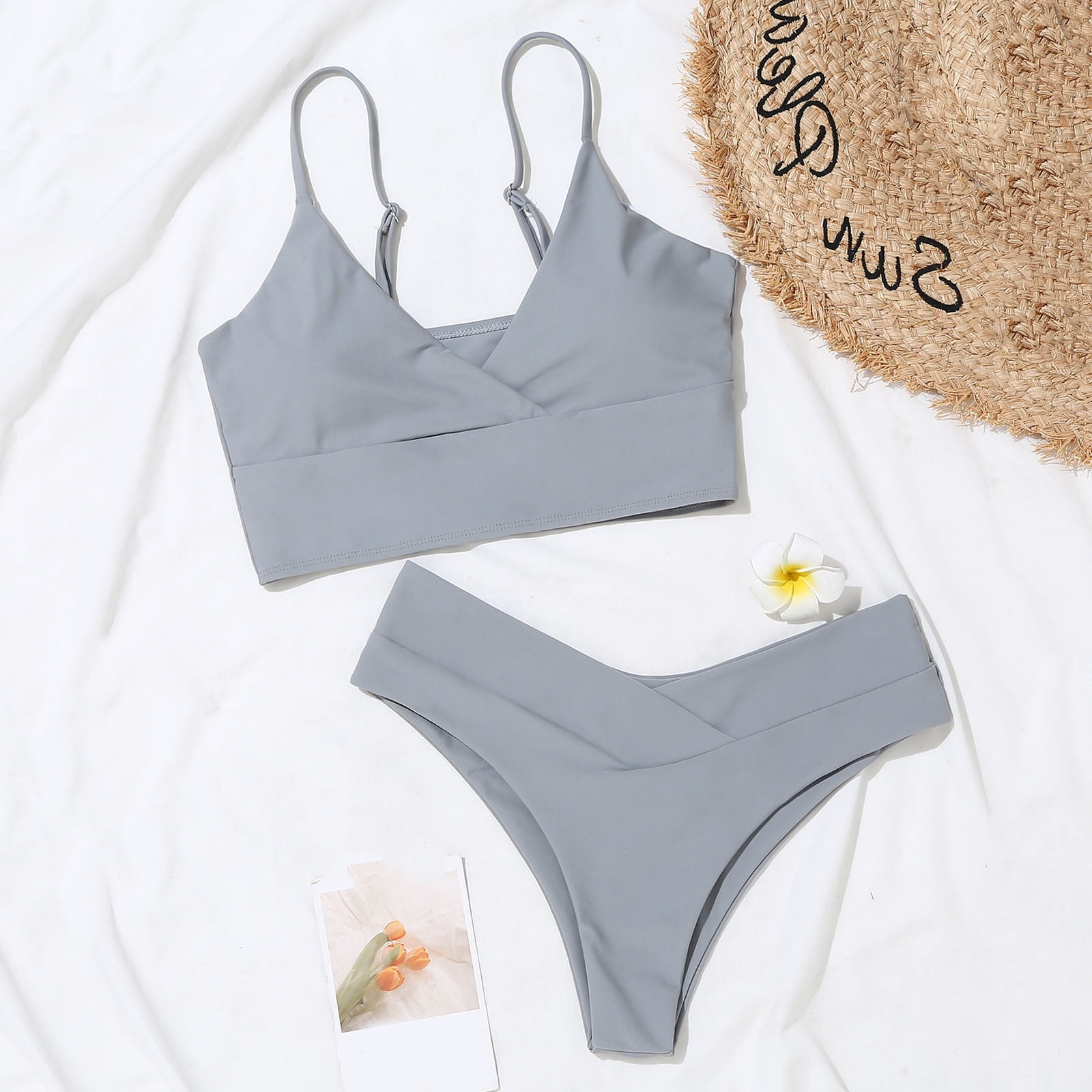 Grey bathing suit on sale