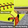 thumbnail image 2 of Conbriboy Softball Rug For Boys,Kids Rugs For Playroom Soft Round Rugs For Bedroom Bedside, Softballs Lovers Home Decor Indoor Circle Carpets For Living Room, Nursery, Dorms Machine Washable,4x5ft, 2 of 7