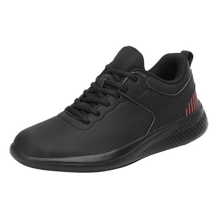 

dmqupv Slip On Shoes for Men Men s Breathable Mesh Running Shoes Comfortable Casual Footwear Red 44