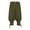 Olive Green, variant on IROINNID Bermuda Shorts for Men Solid Elastic Waist Knee Strap Half Shorts Pant Lantern Pants,Olive Green