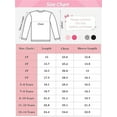 thumbnail image 3 of KAWELL Girls' Long Sleeve Tees,100% Cotton Tagless 4 Pack Crew Neck T Shirts, 3 of 6