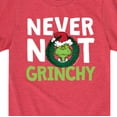 thumbnail image 3 of Dr. Seuss - The Grinch Never Not Grinchy Wreath - Toddler And Youth Short Sleeve Graphic T-Shirt, 3 of 5