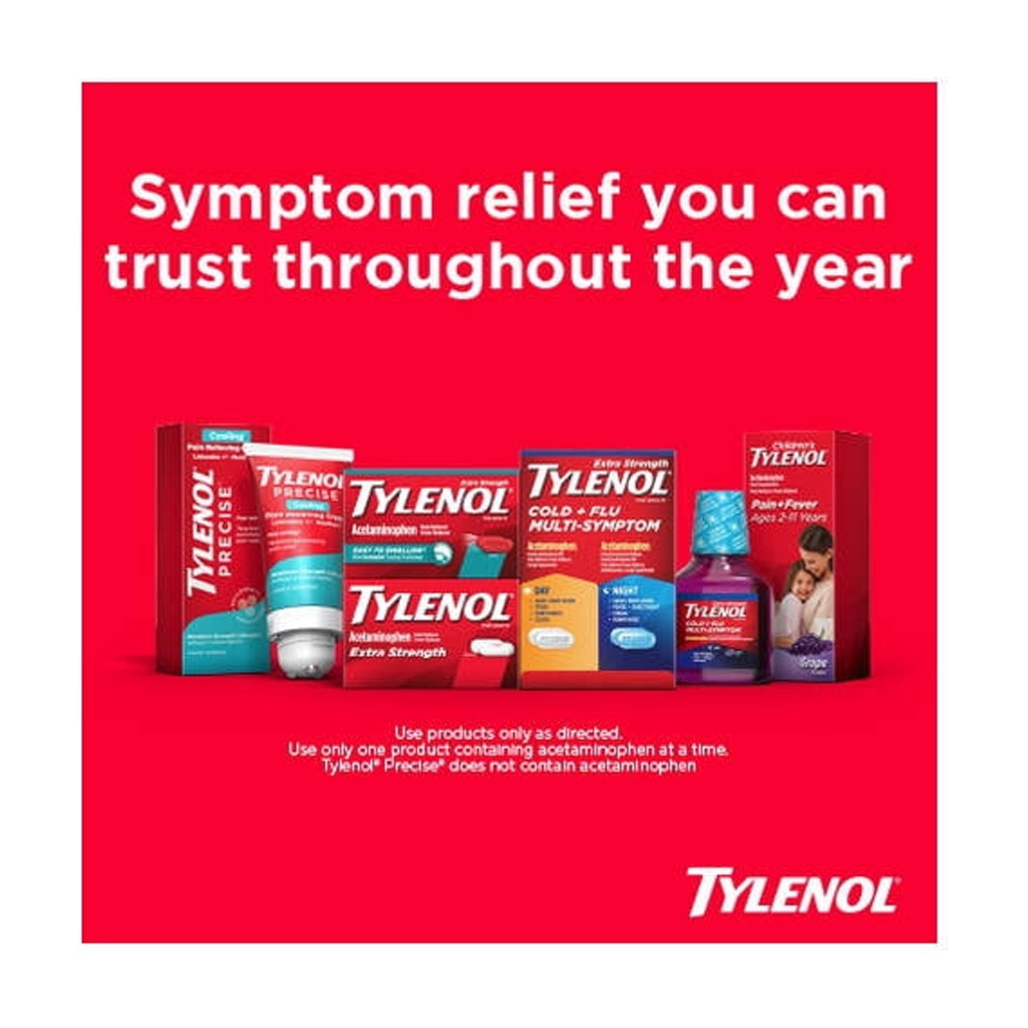Tylenol Daytime Cold & Flu Multi-Symptom Relief Liquid Gels, 24 Count