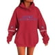 thumbnail image 4 of Moonsky Sudadera con capucha de moda para mujer de la cantante pop Dem/0n HUNTR/X con jersey corto, suave y cómoda, top de manga larga para uso informal en primavera, otoño e invierno. (Rojo 2XL), 4 of 4