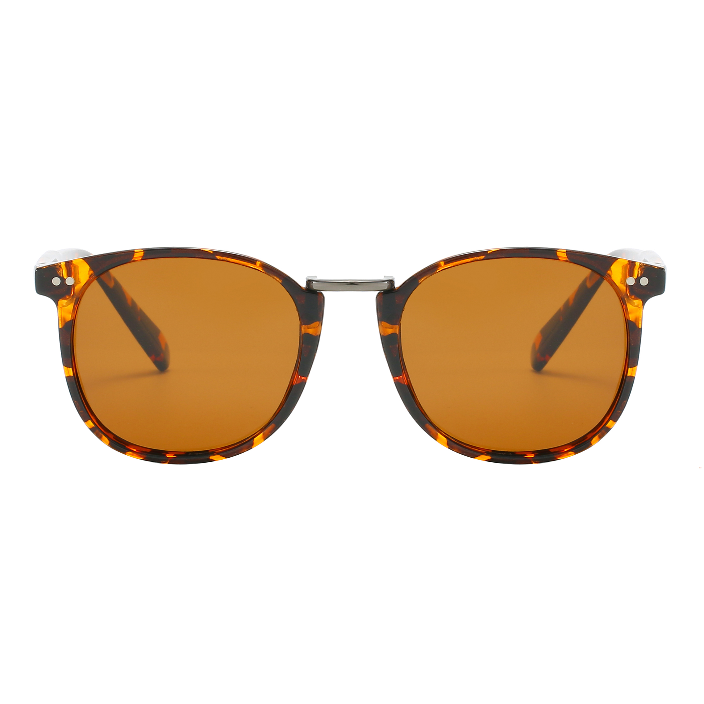 Piranha Eyewear Durado Round Demi Women's Sunglasses with Brown Polarized Lens - image 2 of 4