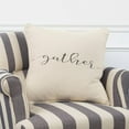 thumbnail image 3 of Rizzy Home "Gather" Poly Filled Decorative Throw Pillow, 20" x 20", Natural, 3 of 5