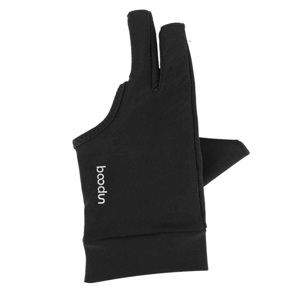 Spptty Snooker Pool Glove,Boodun 4 Colors Unisex Adults 3Finger
