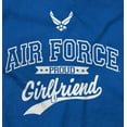thumbnail image 2 of US Air Force Proud USAF Girlfriend Women's Graphic T Shirt Tees Brisco Brands M, 2 of 6