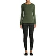 thumbnail image 7 of Time and Tru Women's Long Sleeve Rib T-Shirt, 7 of 7