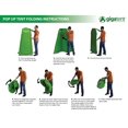 thumbnail image 5 of GigaTent Pop Up Pod Tienda de campaña de privacidad para vestuario – Tienda de ducha portátil instantánea para exteriores, inodoro de campamento, refugio contra la lluvia para camping y playa – Ligero, 5 of 5