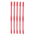 thumbnail image 2 of Yinanstore 5 Pcs Cordons en Silicone pour Lunettes de Soleil, Sangles de Support de Lunettes, Collier pour Tenir des Lunettes, Lunettes - Rouge, 2 of 8