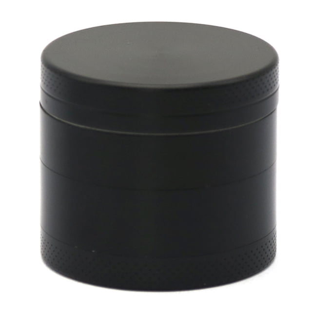 FLhrweasw Molinillo Hierba 40mm Y 4 Capas Cortador Hierba Seca Metal Molinillo Especias (negro)