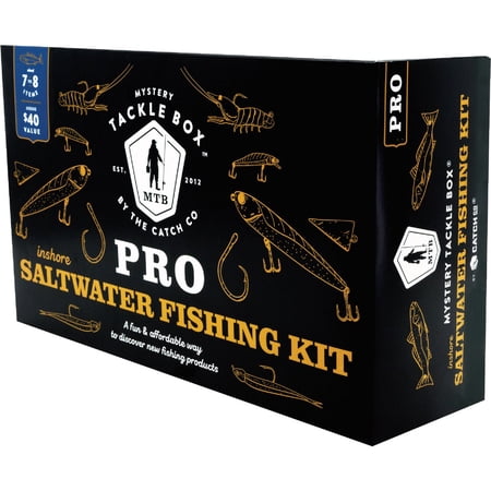 Mystery Tackle Box Inshore Salt Pro Fishing Lure Kit - Pack of 4
