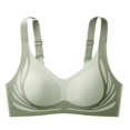 thumbnail image 1 of Women's Plus Size Wirefree Bra, Front Closure Full Coverage Comfort Support Soft Cup for Everyday Wear, 1 of 2