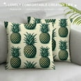 thumbnail image 3 of COMIO Pillow Covers ,Pineapple Cute Doodle Throw Pillow Cover for Sofa Bedroom Decorative Pillow Case Cushion Cover Gifts for Home Decor White, 3 of 5