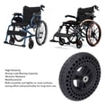 thumbnail image 3 of Wheelchair Wheel, Wheelchair Front Wheel Replacement Non Slip Surfaces Texture 7 Inch  for Disability Vehicles, 3 of 7