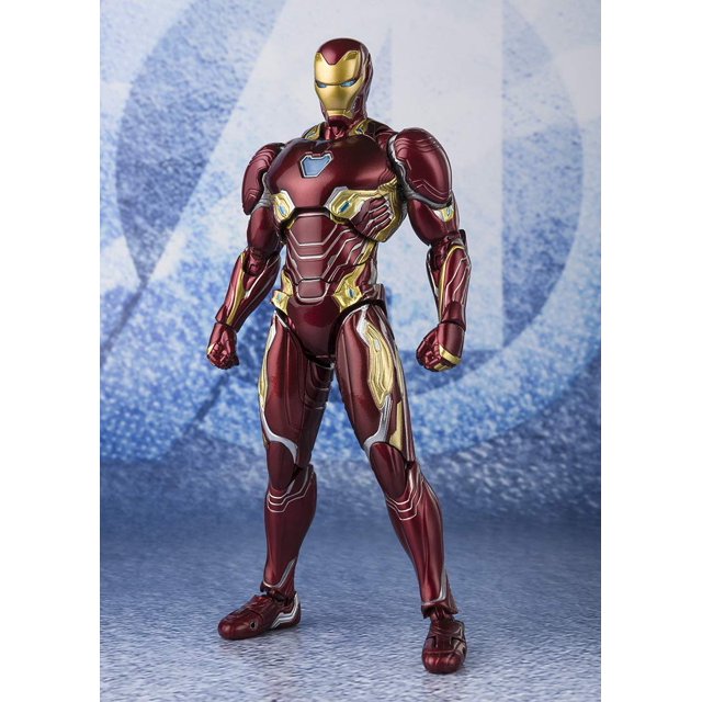 Figura de acción Tamashii Nations Bandai S.H. Figuarts Iron Man MK-50 Nano Weapon Set 2 (versión Endgame)