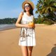 thumbnail image 3 of Balery Western Desert Cowboys Vestidos de verano para mujer con estampado: vestido holgado sin mangas, vestido playero informal y cómodo para días calurosos., 3 of 7