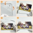 thumbnail image 4 of Acrylic Picture Frame 6 Pack, 5x7 Inch Magnetic Picture Frame with Microfiber Cloth, Double Sided Frameless Clear Photo Frame, Free Standing Desktop Display, Gifts, 4 of 6
