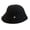 Black, variant on Traditional Weave Bucket Hat Security Wide Border Plan