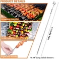 thumbnail image 4 of Pinchos para barbacoa Bewildely 10 Uds de acero inoxidable, 4 of 6