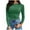 Green, variant on Womens Crewneck Sweatshirt Soft MaFYtyTPR Women's Fall Fashion Long Sleeve Stretch Slim Fitted Ribbed T-Shirt Blouse Solid Basic Tops XL Pink