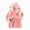 R253-Pink, variant on NOLDARES Boys Girls Fleece Robe Hooded Toddler Soft Bathrobe Pajamas Sleepwear for Kids Girls,Navy,3-4 Y