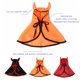 thumbnail image 4 of Methold Capa de Halloween para mascotas, Cosplay temático, fiesta, Festival, atmósferas aterradoras, capa, disfraz ajustable, manto espeluznante, ropa Ropa para mascotas Rojo S Methold PT003962-07, 4 of 6