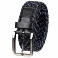 thumbnail image 2 of Tommy Bahama Men's Stretch Belt (Black/Navy, XX-Large), 2 of 3