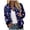 Dark Purple, variant on Women's Coats, Jackets & Vests Floral Print Cardigan Casual Tops