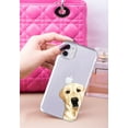 thumbnail image 3 of FINCIBO Soft TPU Clear Case Slim Protective Cover for Apple iPhone 11 6.1" 2019, Cream Labrador Retriever Dog Hide And Seek, 3 of 4
