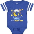 thumbnail image 3 of Inktastic I Love my Daddy to the Moon and Back Cute Sheep Boys or Girls Baby Bodysuit, 3 of 5
