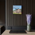 thumbnail image 5 of U R There Photography Kingston Road Grey Rustic Farmhouse Acrylic Analog Wall Clock, 5 of 6