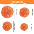 thumbnail image 4 of pitrice Paper Flower Ball Orange 2304, 4 of 9