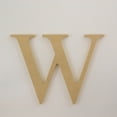 thumbnail image 1 of Package of 1, "W" 16 Inch X 3/4" MDF Letters In The Times New Roman Font | Thick | Upper Case For Art & Craft Project, Made in USA, 1 of 1