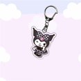 thumbnail image 1 of EDDIEB Llavero Acrílico Regalos Para Estudiantes Anime Periphery Doble Cara Kuromi Transparente My Melody Mochila Escolar Colgante, 1 of 4