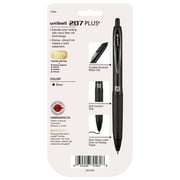 uniball 207 Plus+ Retractable Gel Pens, Medium Point (0.7mm), Black Ink, 4 Count