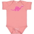 thumbnail image 3 of Inktastic Pink Dinosaur Girls Baby Bodysuit, 3 of 5