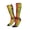 1 Black, variant on Women Crew Soft Moisture-wicking Socks Colorful Tie Dye Stained Glass 1 Pattern Design Cotton Socks, One Size fit All