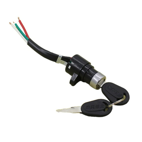 Bgsha Clé d'Interrupteur d'Allumage de Bicyclette Électrique Verrou d'Alimentation pour Trottinette Électrique Vélo Électrique