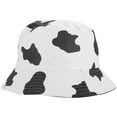 thumbnail image 1 of Sombrero de cubo lavable con estampado de vaca, sombrero de cubo reutilizable, sombrero de protección solar para niña, 1 of 6