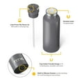 thumbnail image 4 of RTIC 16 oz Ceramic Lined Insulated Journey Water Bottle, Leak-Proof Lid, Graphite, 4 of 9