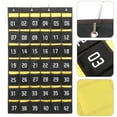 thumbnail image 3 of MRLESS Numbered Pocket Chart Wall Hanging Storage Organizer for Classroom and Home in Dark Grey, 3 of 6