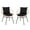 Tan/Black, variant on Flash Furniture Devon Wicker Patio Club Chairs, Tan/Light Gray, Set of 2