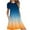Navy, variant on Women's Dress Ndbuld Women's Summer Casual Short Sleeve T Shirt Dress Tiered Mini Dresses With Pockets Blue XXL