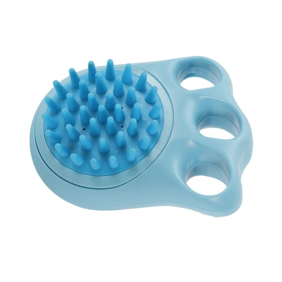 Unique Bargains 1 Pc Durable Claw Shape Pet Grooming Bath for Dog for Cat 4.25"x3.35"x1.78" Blue