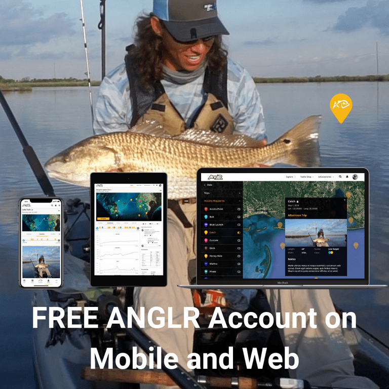 ANGLR Bullseye Fishing Tracker and Fishing App