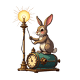 thumbnail image 6 of Steampunk Rabbit Steampunk Stickers, Waterproof Rabbit Steampunk Sticker for Water Bottle Laptop Phone Cases Planner Skateboard Luggage Helmet Party Favor Decor, Ideal for Adults Teens Teacher Rewards, 6 of 9